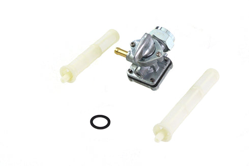 V-Twin Petcock with Male Thread Natural Alloy - 35-0643