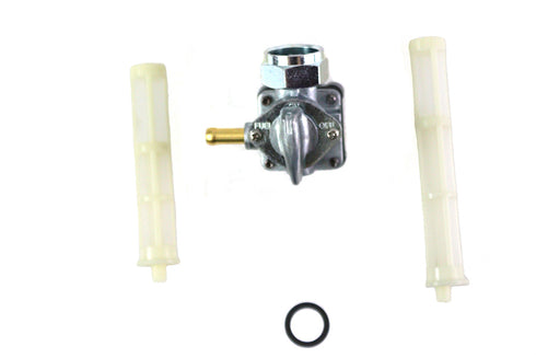 V-Twin Petcock with Male Thread Natural Alloy - 35-0643