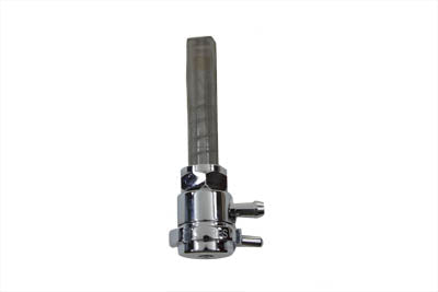 V-Twin Sifton Chrome Petcock Notch with Angle Fitting - 35-0673