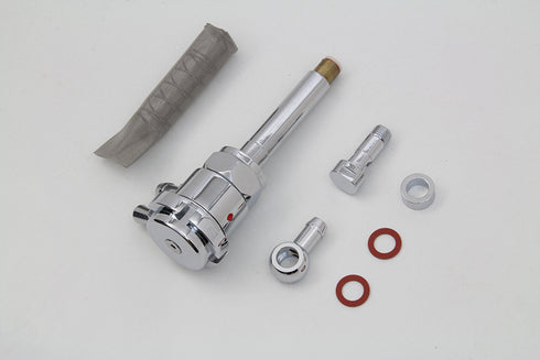 V-Twin Sifton Chrome Petcock Notch with Angle Fitting - 35-0673