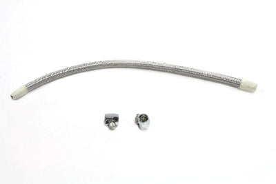 V-Twin Crossover Fuel Line Kit Stainless Steel - 35-0680