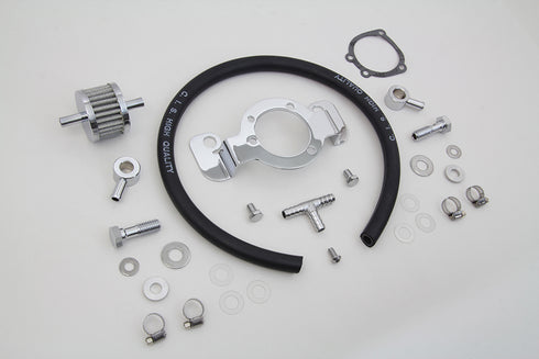 V-Twin Crankcase Breather and Bracket Kit - 35-0697