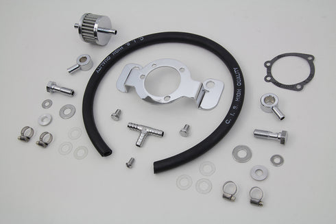 V-Twin Crankcase Breather and Bracket Kit - 35-0697