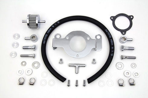 V-Twin Crankcase Breather and Bracket Kit - 35-0698