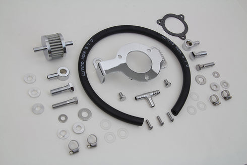 V-Twin Crankcase Breather and Bracket Kit - 35-0698