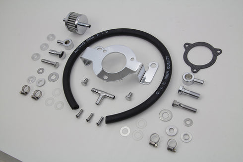 V-Twin Crankcase Breather and Bracket Kit - 35-0698