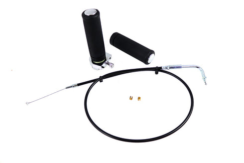 V-Twin Handlebar Throttle Cable Assembly Single - 35-0700