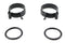 V-Twin Black Intake Manifold Clamp Set - 35-0708