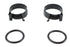 V-Twin Black Intake Manifold Clamp Set - 35-0708