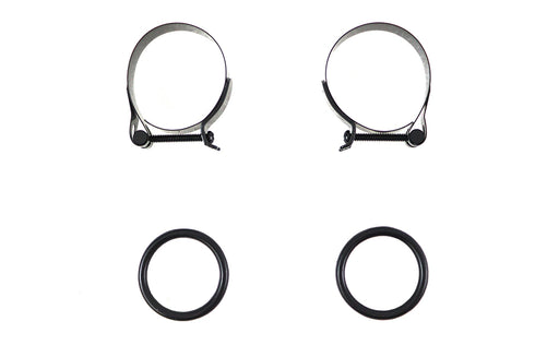 V-Twin Black Intake Manifold Clamp Set - 35-0708