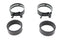 V-Twin Black Intake Manifold Clamp Set - 35-0709