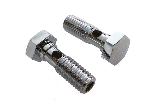 V-Twin Breather Banjo Bolt Set Chrome - 35-0731