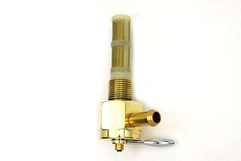 V-Twin Sifton Brass Hex Petcock 90 Left Hand Spigot - 35-0756