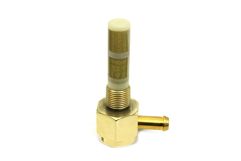 V-Twin Sifton Brass Hex Petcock 90 Left Hand Spigot - 35-0756