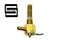 V-Twin Sifton Brass Hex Petcock 90 Right Hand Spigot - 35-0757