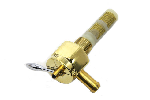 V-Twin Sifton Brass Hex Petcock 90 Right Hand Spigot - 35-0757