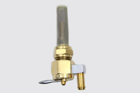 V-Twin Sifton Brass Hex Petcock Inward Spigot with Nut - 35-0758