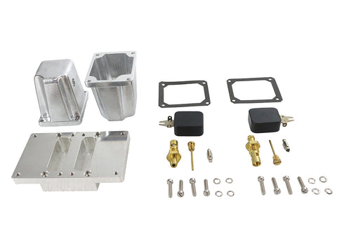V-Twin inchL inch Series Dual Carburetor Bowl Kit - 35-0788