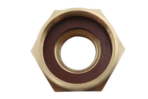 V-Twin 1/4 NPT-22MM Petcock Adapter Nut - 35-0868
