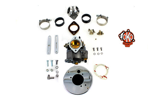 V-Twin 47mm OKO Shorty Carburetor Kit Alloy - 35-0888
