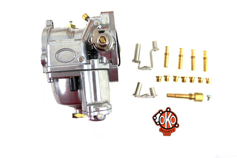 V-Twin OKO Performance Shorty 47mm Carburetor Polished - 35-0992