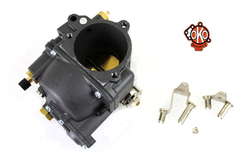 V-Twin OKO Performance 1-7/8 inch Shorty Carburetor Dark Grey - 35-0994