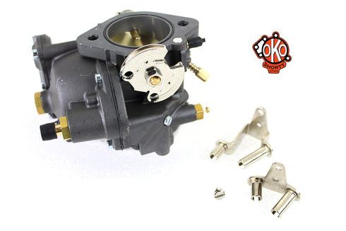 V-Twin OKO Performance 1-7/8 inch Shorty Carburetor Dark Grey - 35-0994