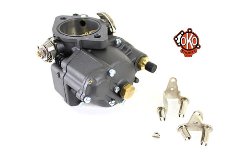 V-Twin OKO Performance 1-7/8 inch Shorty Carburetor Dark Grey - 35-0994