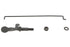 V-Twin Replica Parkerized Carburetor Choke Rod Kit - 35-1080