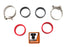 V-Twin Stainless Steel Intake Manifold Clamp Kit - 35-1384