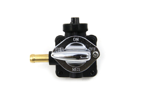 V-Twin Vacuum Petcock Fuel Valve Black - 35-1459