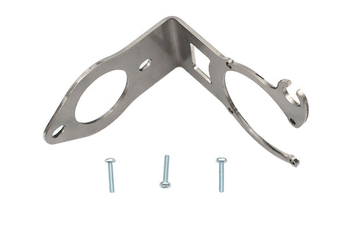 V-Twin CV Carburetor Mount Bracket Natural Stainless Steel - 35-1666