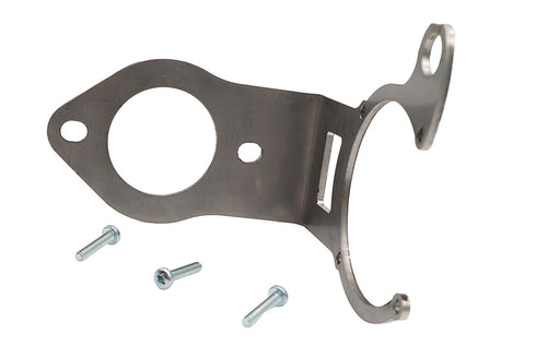 V-Twin CV Carburetor Mount Bracket Natural Stainless Steel - 35-1666