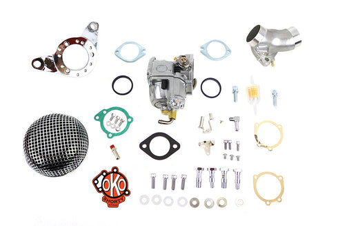 V-Twin OKO Performance 1-7/8 inch Shorty Carburetor Kit - 35-1681