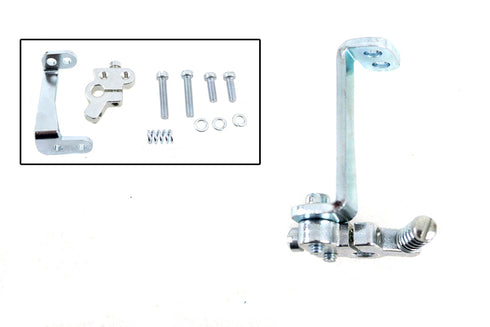 V-Twin Replica Carburetor Throttle Lever with Arm Cadmium Plated - 35-1769