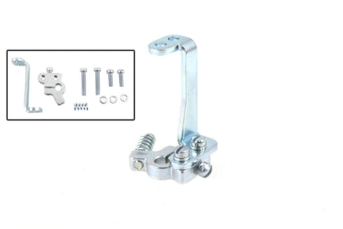 V-Twin Replica Carburetor Throttle Lever with Arm Cadmium Plated - 35-1769