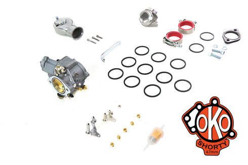 V-Twin OKO 47mm Shorty Carburetor Kit - 35-1830