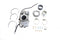 V-Twin OKO 42mm Flat Side Carburetor Kit - 35-1880