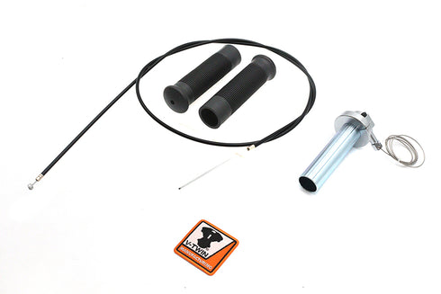 V-Twin Jack Hammer 1/4 inch Turn Twist Grip Kit - 35-1969