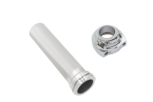 V-Twin Anderson Twist Grip Assembly Chrome - 35-3008