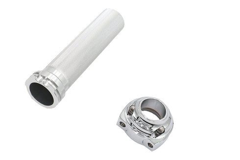 V-Twin Anderson Twist Grip Assembly Chrome - 35-3008