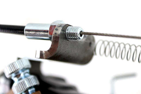 V-Twin Throttle Cable Sleeve 1/4 inch-28 Zinc - 35-4564