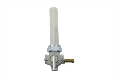 V-Twin Petcock Right Outlet with Nut Alloy - 35-9165