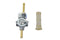 V-Twin Petcock Straight Outlet with Nut Alloy - 35-9190