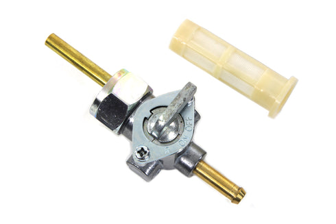 V-Twin Petcock Straight Outlet with Nut Alloy - 35-9190