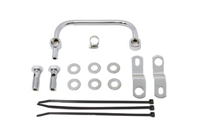 V-Twin Carburetor Breather Manifold Kit Chrome - 35-9254