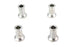 Colony Cylinder Head Bolt Spacers - 3515-4