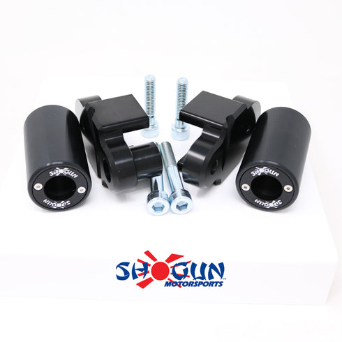 SHOGUN Pa2 Frame Sliders No Cut Black Kaw - 71-1775