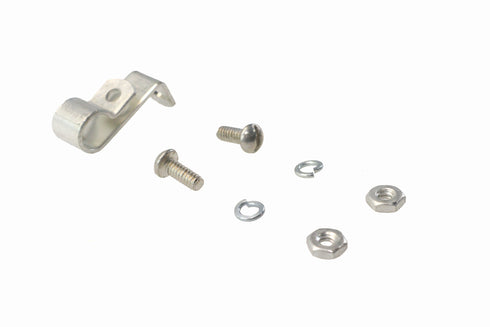 V-Twin Front Wheel Brake Cable Tube Clamp Cadmium Plated - 3599-7