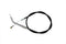V-Twin Black Idle Cable with 45 Elbow Fitting - 36-0100